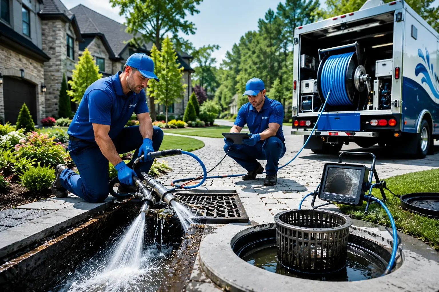 Local outdoor drain cleaning professionals in Kipling, OH